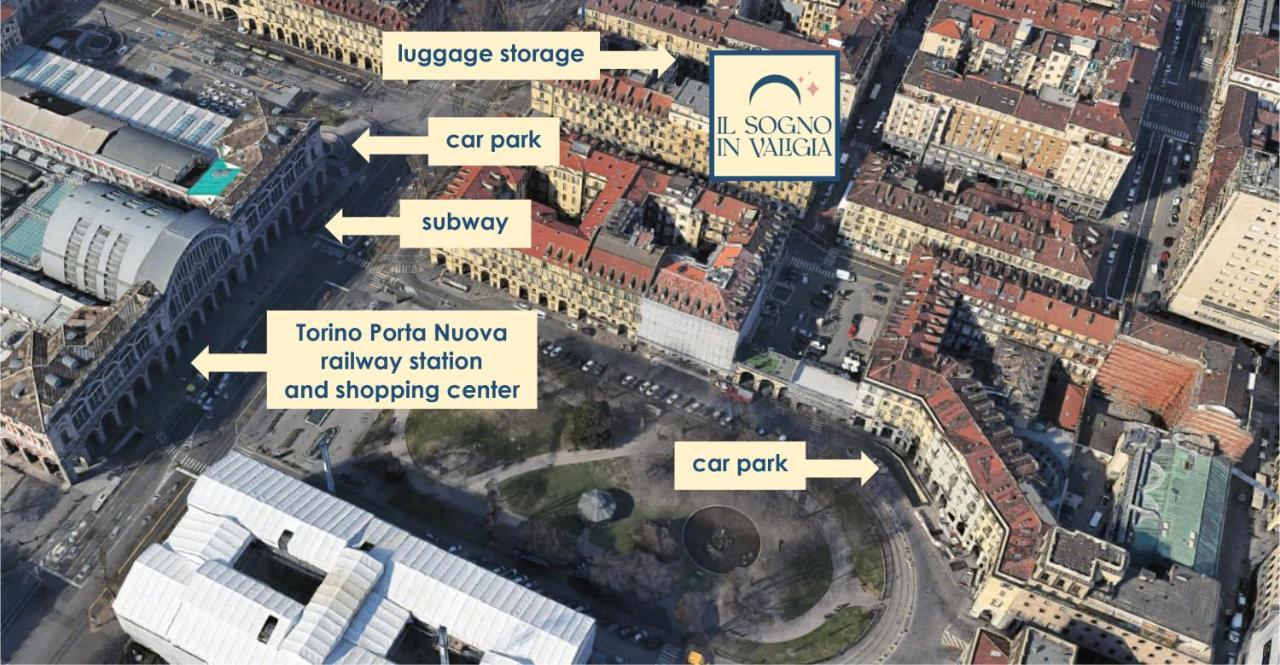 Apartament Il Sogno In Valigia Turyn Zewnętrze zdjęcie